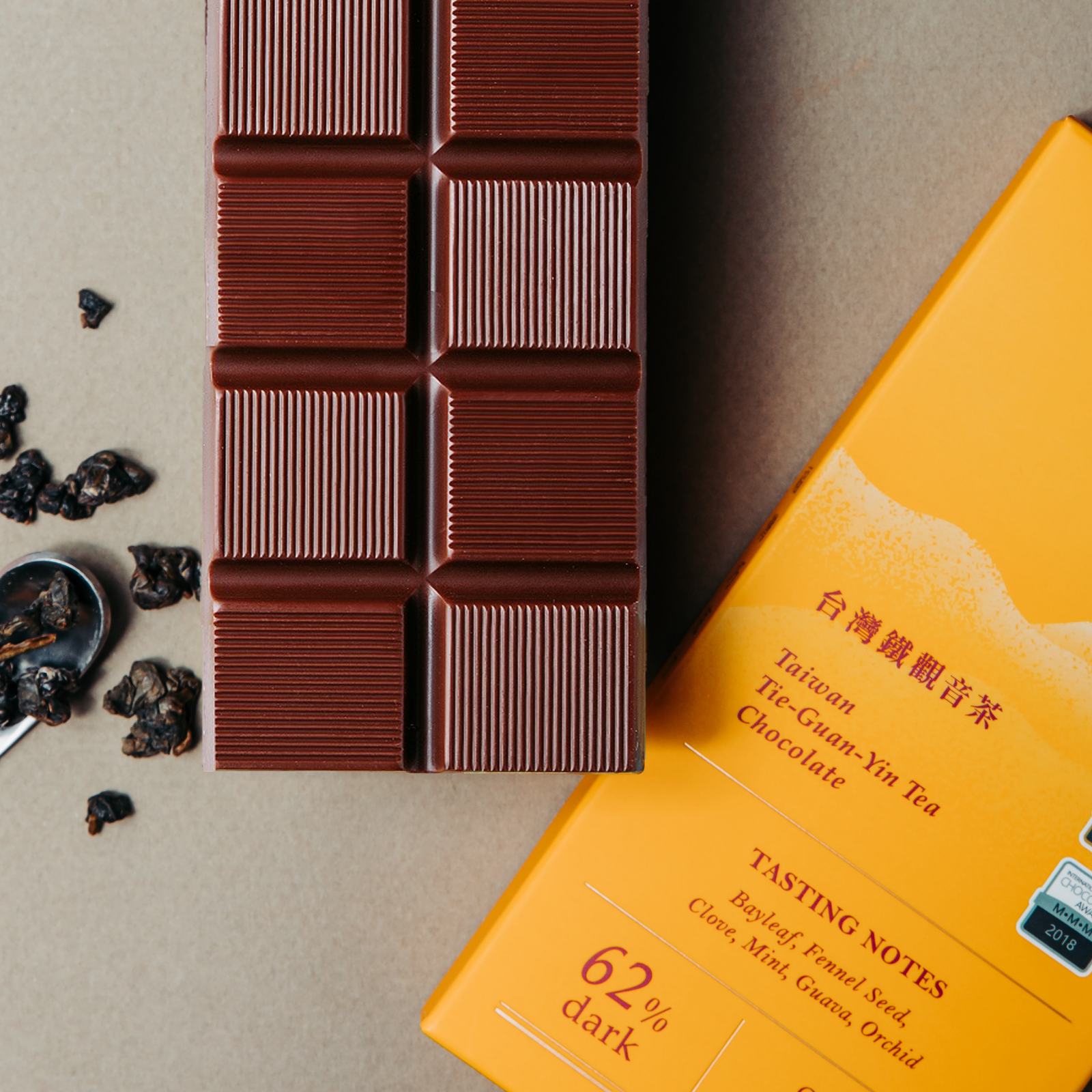 62% 台灣鐵觀音茶巧克力