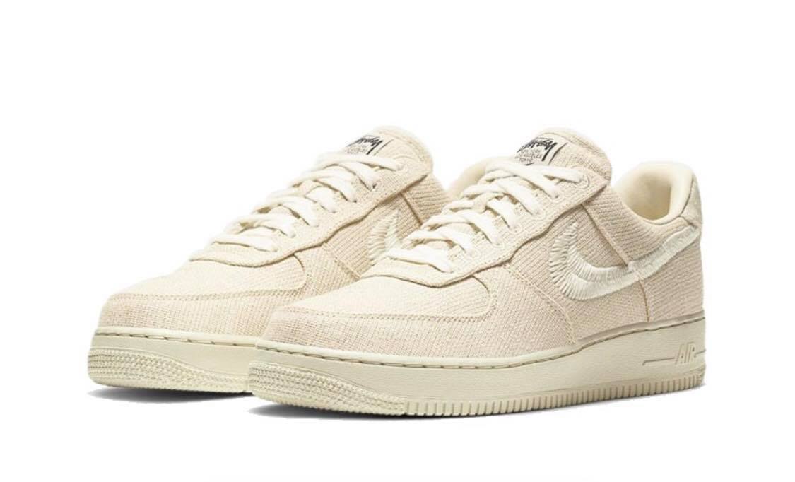 Stussy x Nike Air Force 1 米白 CZ9084-200