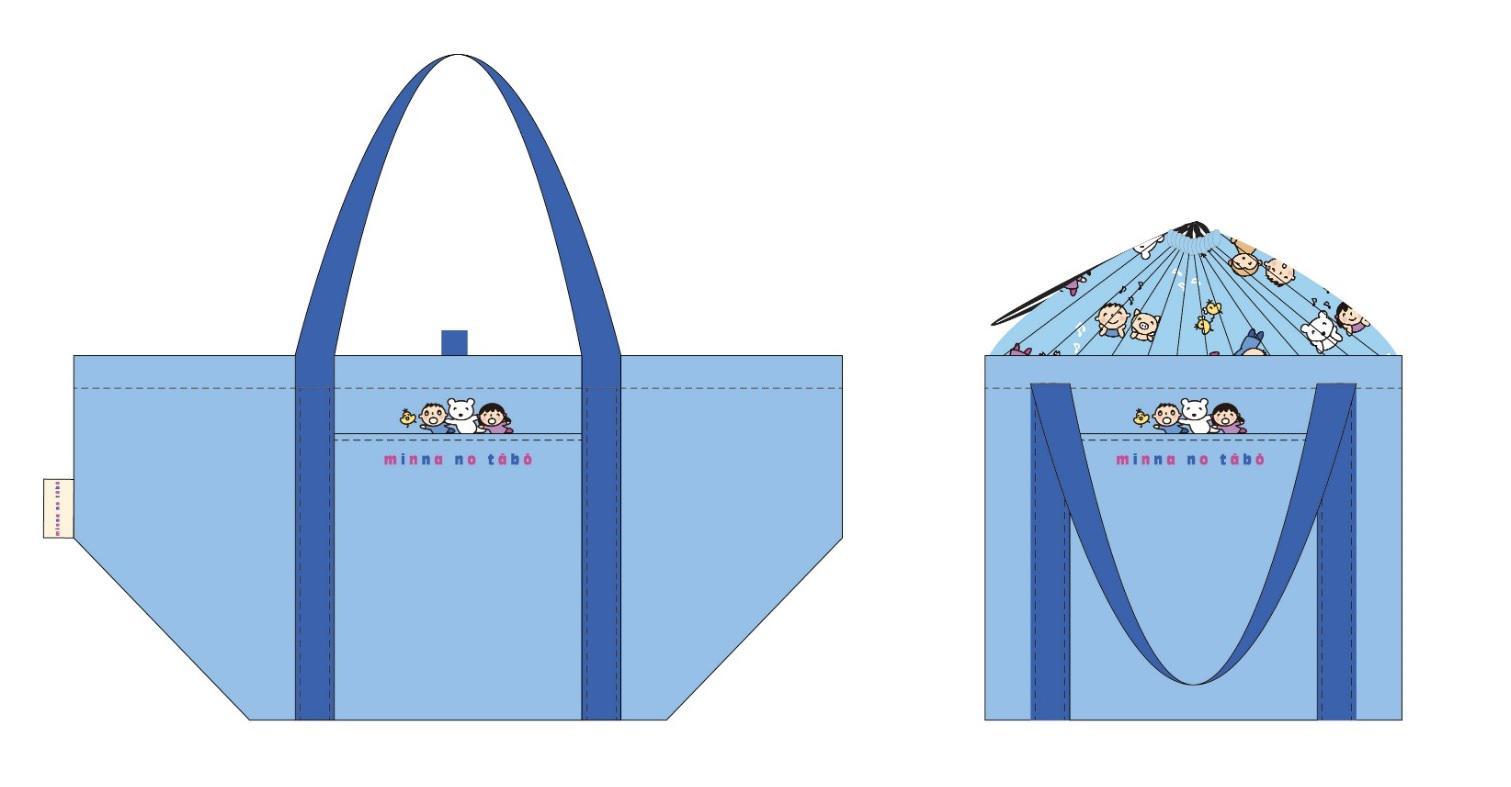 Sanrio大口仔 Minna No Tabo4輪摺疊式拉桿購物車