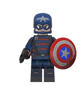 Captain America (John Walker) Avengers Custom Marvel Super Heroes Minifigs Minifigures Fit Lego WM2170