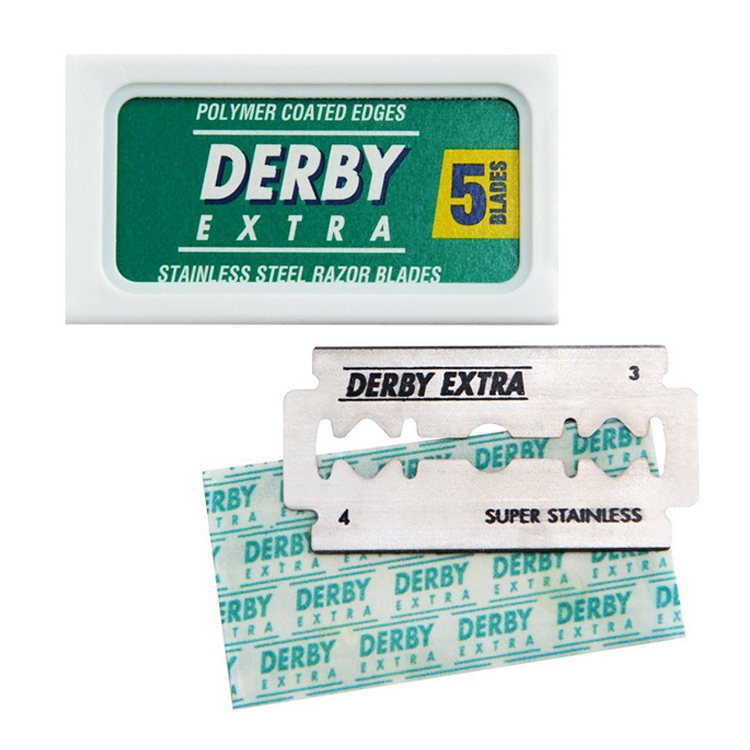 土耳其 Derby - 雙面刮鬍刀片（5片裝 / 通用傳統復古雙刃安全刮鬍刀）