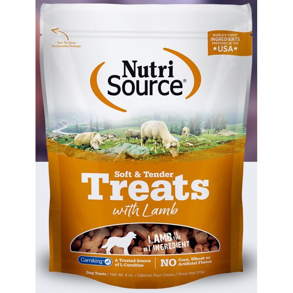 NUTRI SOURCE狗狗营养零食 单1肉类 低敏配方 羊肉/三文鱼/鸡肉 170gram