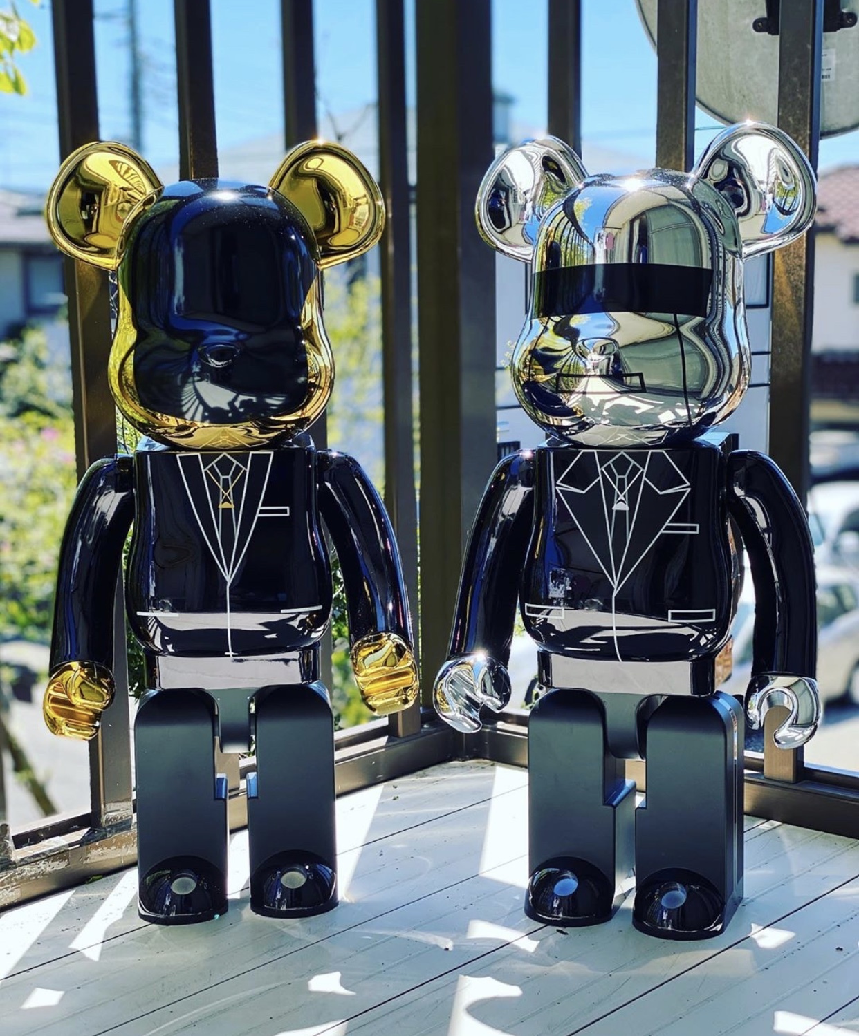 🥇現貨🥇Bearbrick1000% DAFT PUNK (Random Access Memories Ver.) GUY-MANUEL de HOMEM-CHRISTO/ THOMAS BANGALTER