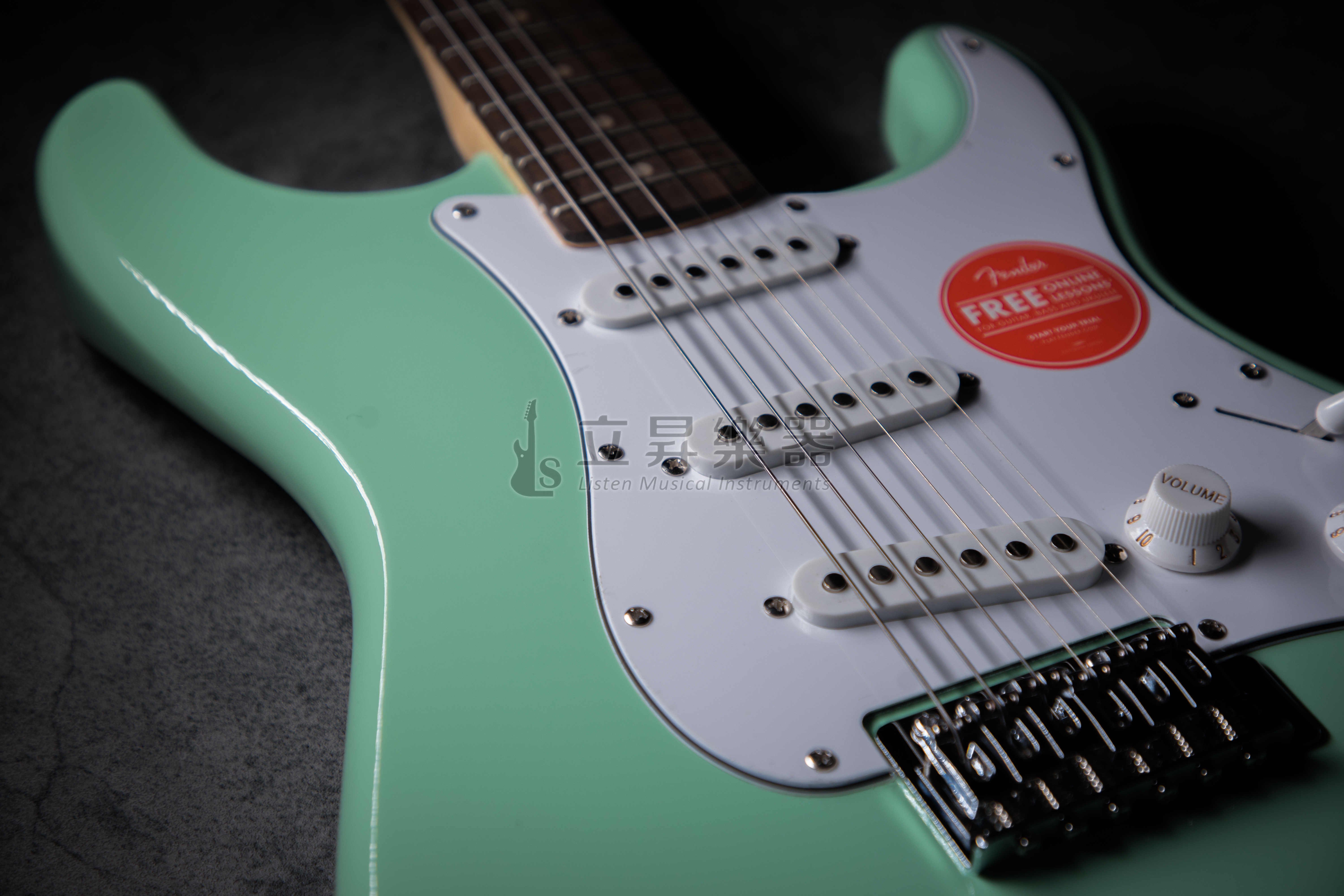 Fender Fender Squier Affinity Stratocaster LRL SFG 月桂木指板 小搖座 衝浪綠 單單單 Fender副廠 第 5 張圖片｜三峽吉他 / Bass