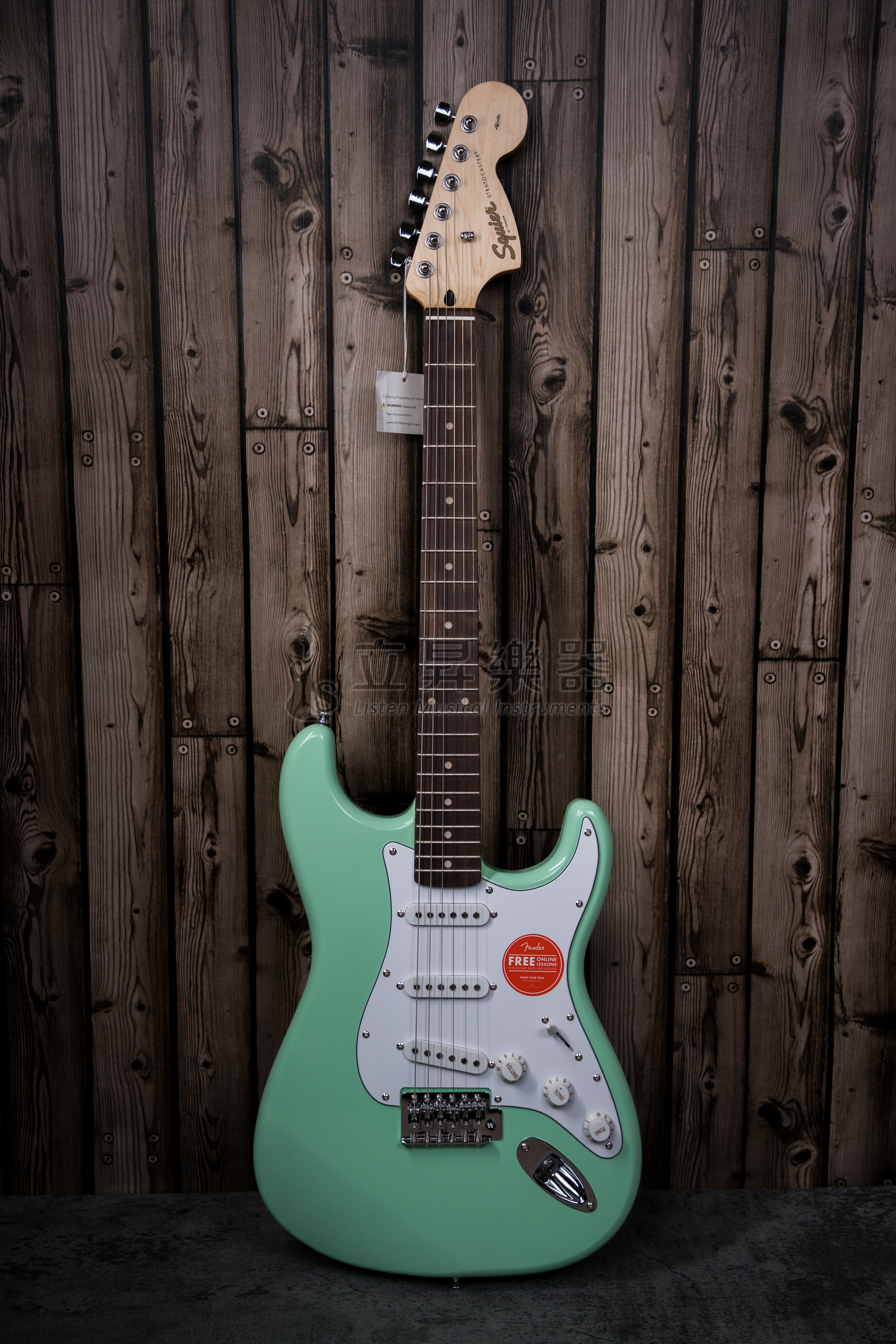 Fender Squier Affinity Stratocaster LRL SFG 月桂木指板 小搖座 衝浪綠 單單單 Fender副廠