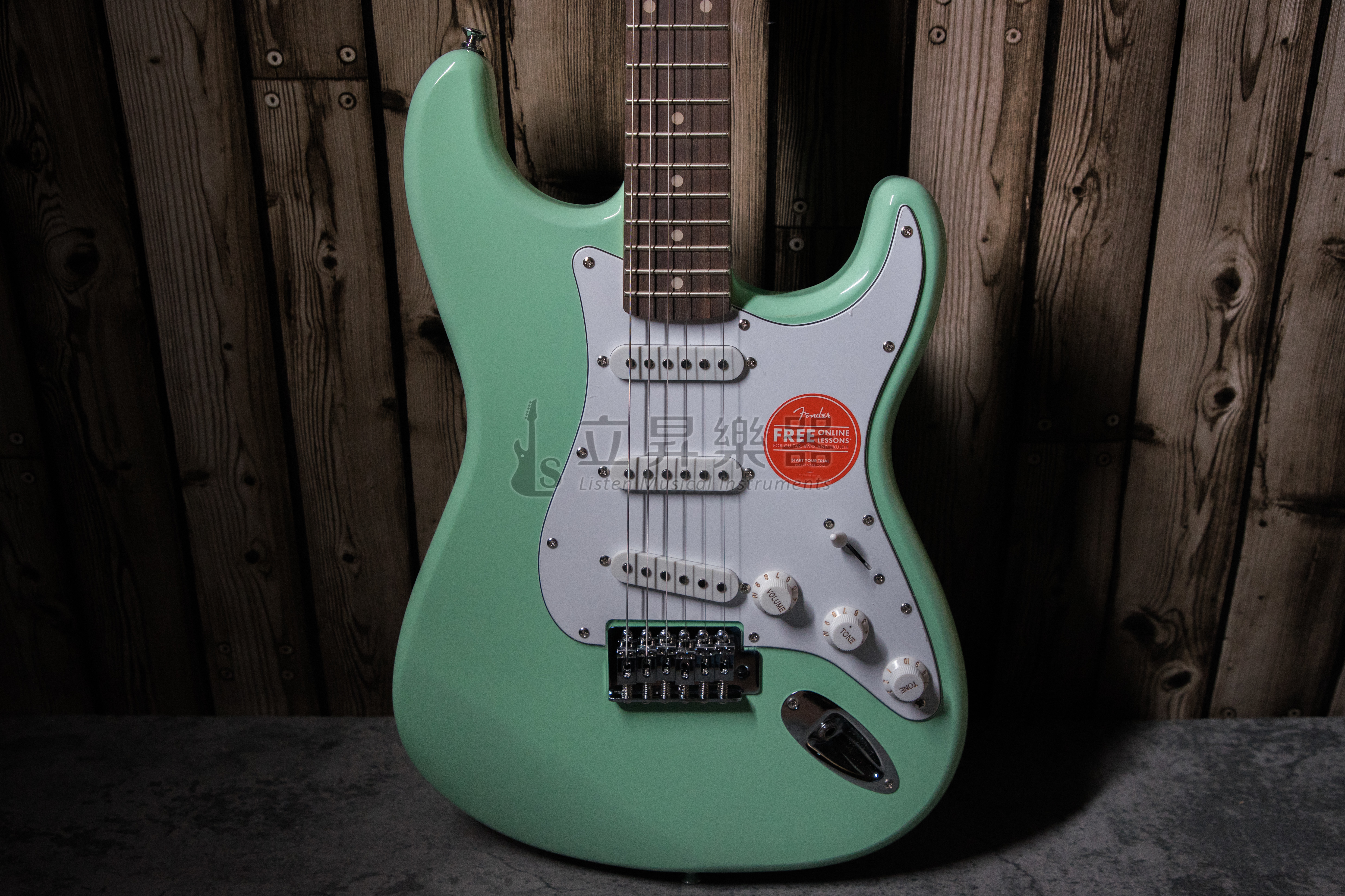 Fender Fender Squier Affinity Stratocaster LRL SFG 月桂木指板 小搖座 衝浪綠 單單單 Fender副廠 第 4 張圖片｜三峽吉他 / Bass