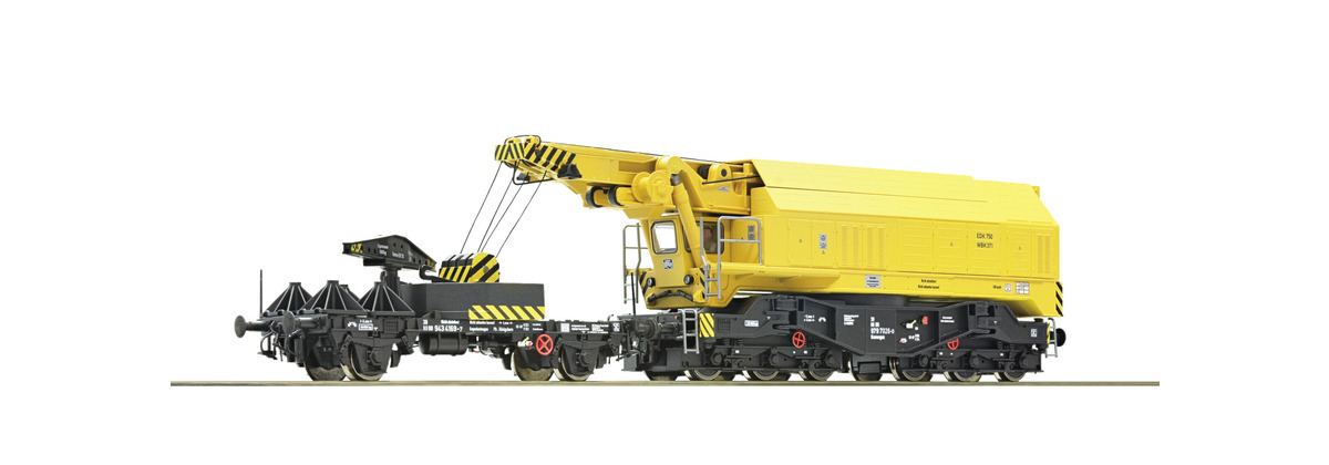Roco 73035 HO規 DB Era IV-V Slewing railway crane 數位音效迴轉式起重機