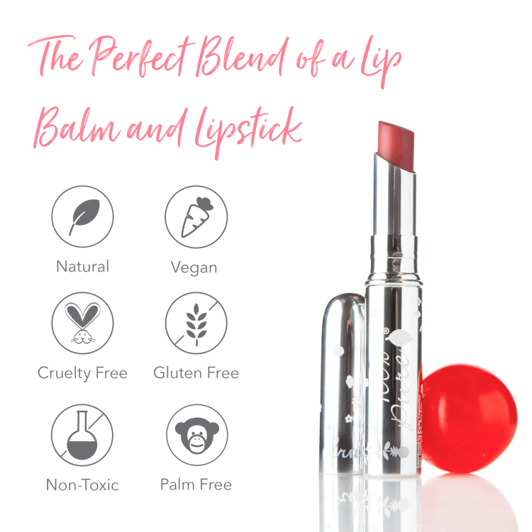 美國100%Pure絲絨保濕唇膏 I 水果色素