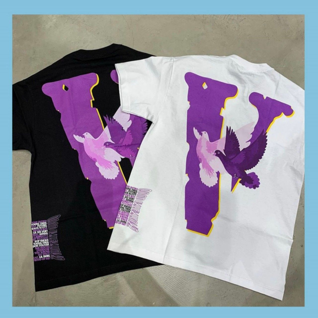 VLONE x NAV Doves 專輯周邊LOGO 短袖