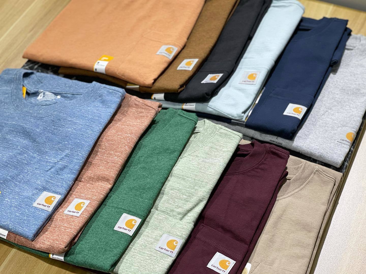 carhartt - POP CARHARTT LS POCKET TEE ロンT カットソー Sの+