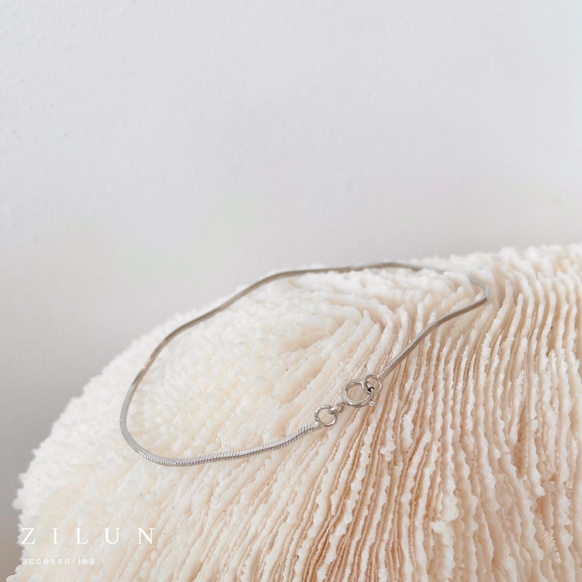 │日常│高質感 • 純銀手鍊 • 925silver • 蛇骨鍊 • Bracele