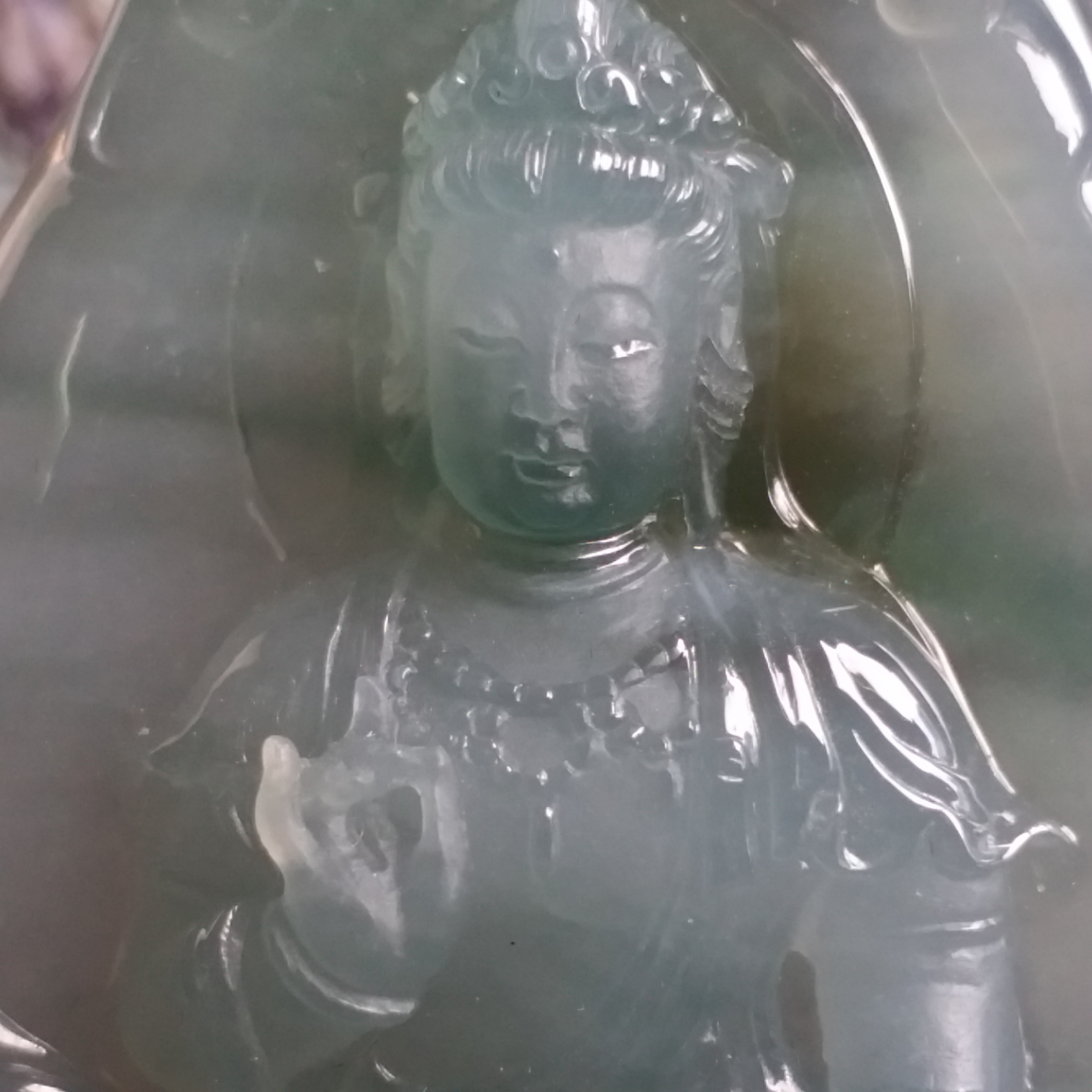 J1889 冰飄花持經觀音