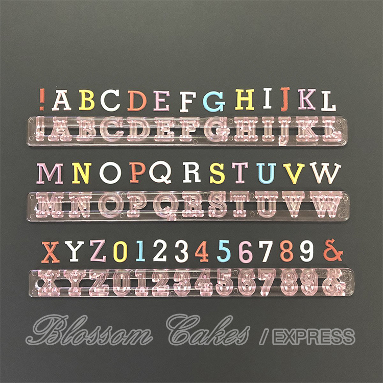 FMM Alphabet & Numbers Cutter Set - Upper Case 1.5cm