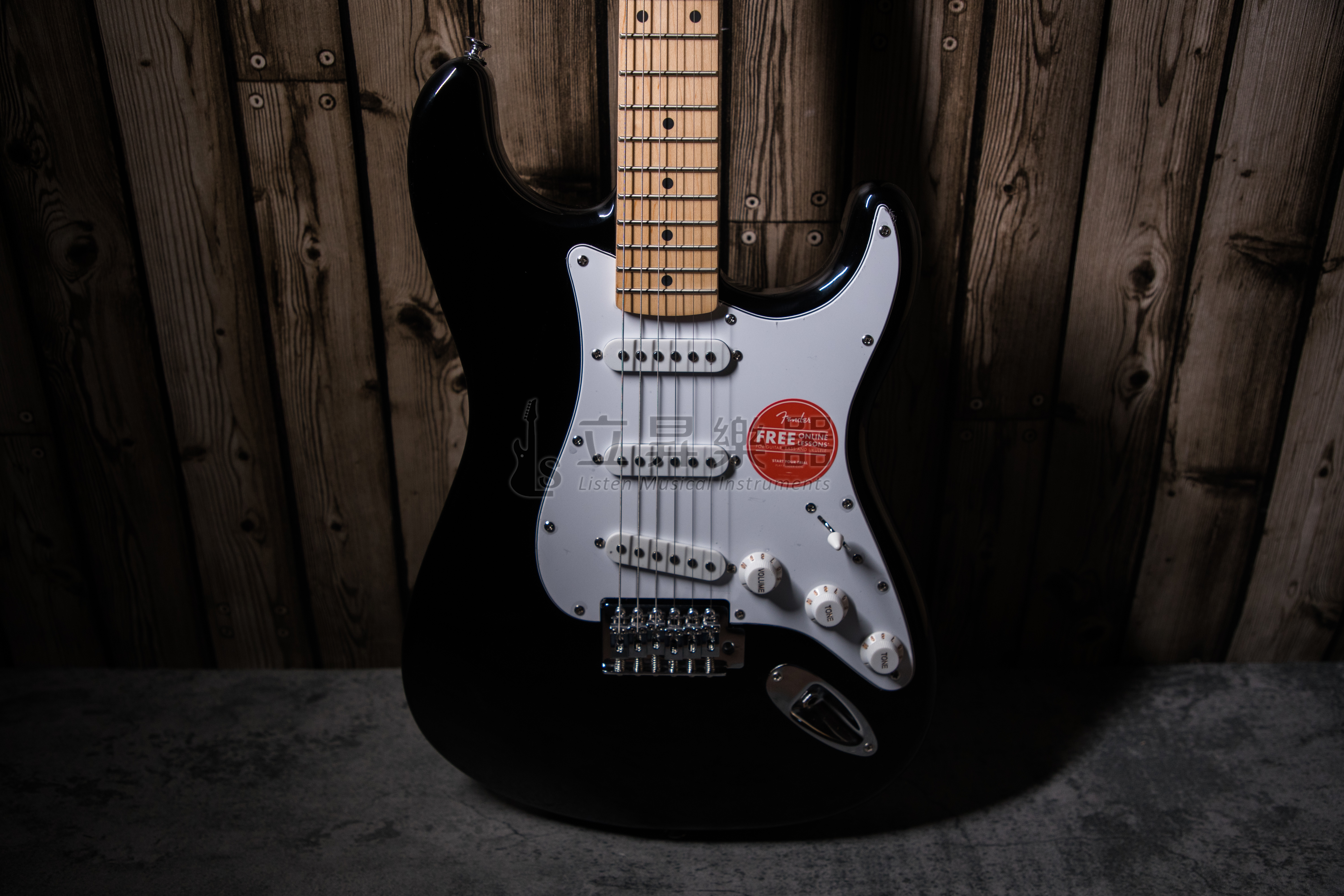 Fender Fender Squier Affinity Stratcaster MN BLK 楓木指板 小搖座 單單單 Fender副廠 第 4 張圖片｜三峽吉他 / Bass