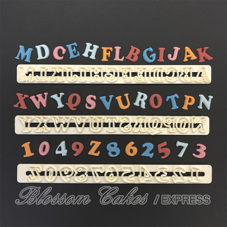 FMM Art Deco Alphabet & Numbers Cutter Set - Upper Case 2cm