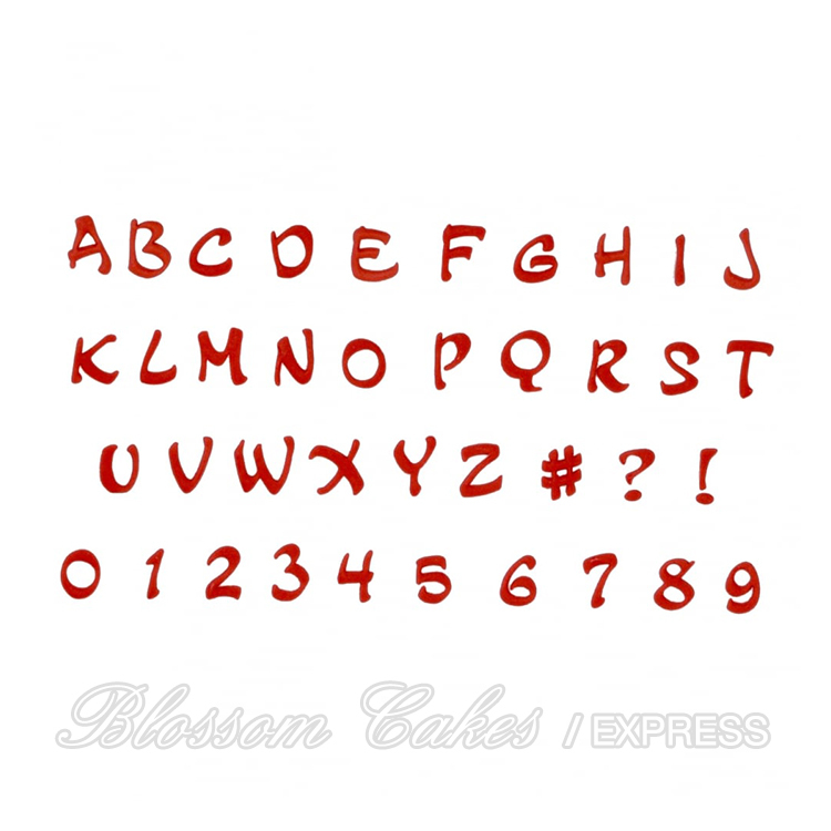 FMM Magical Alphabet & Numbers Cutter Set - Upper Case 2cm