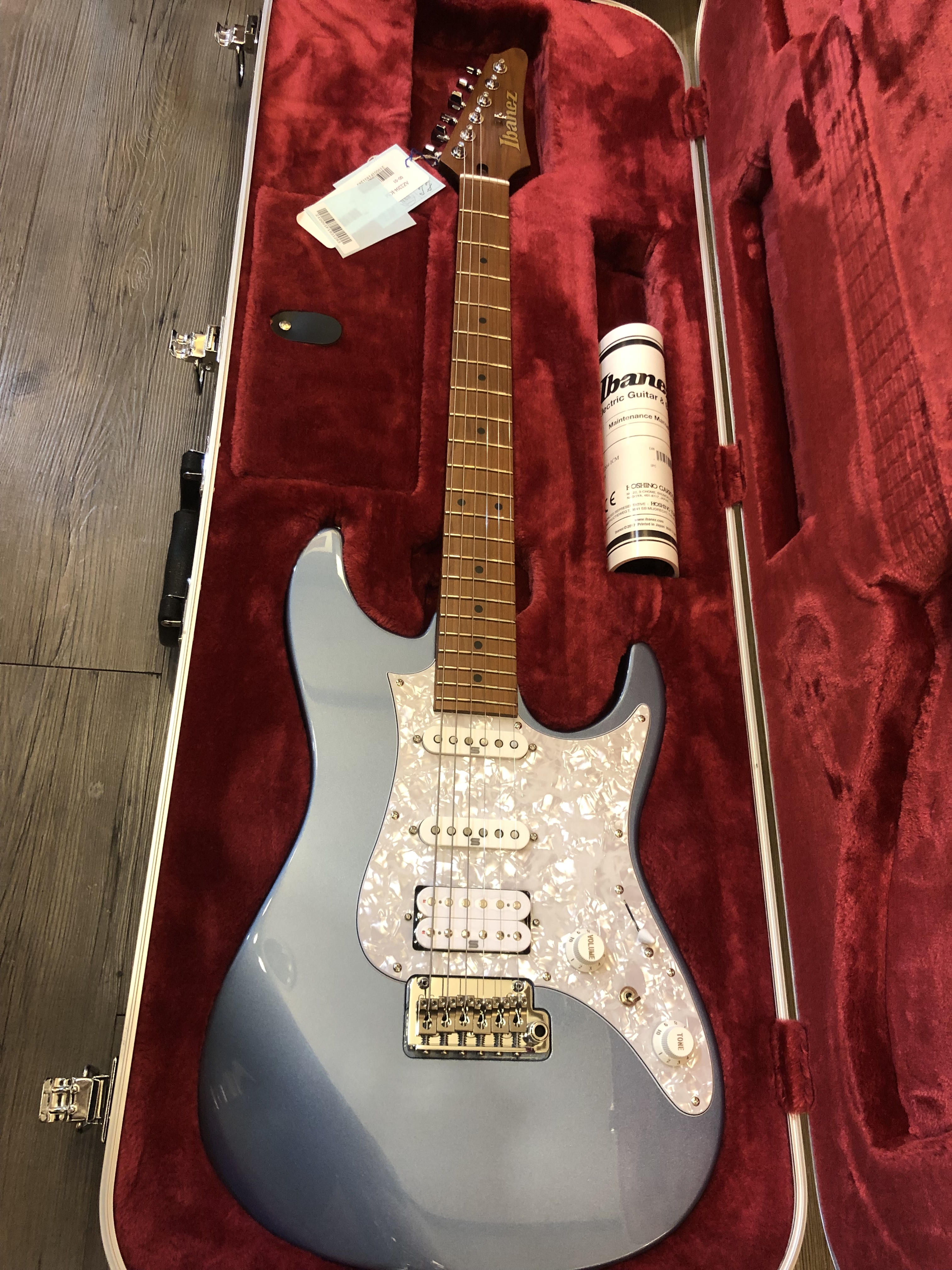 IBANEZ 日廠 AZ2204-ICM 冰河藍 AZ系列 電吉他 |Ibanez新北旗艦店|宛伶樂器