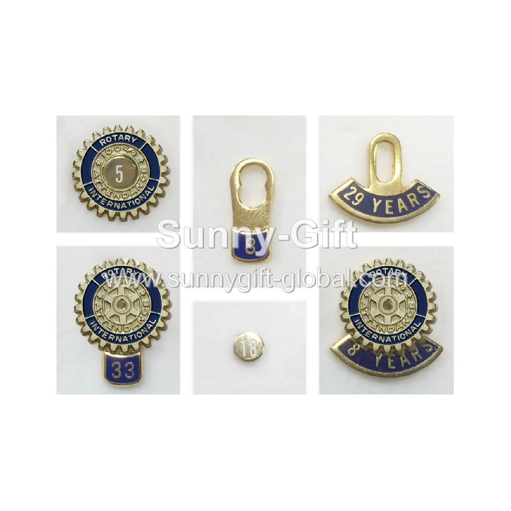 Perfect Attendance - Lapel Pins(Type A, Type B, Type C)