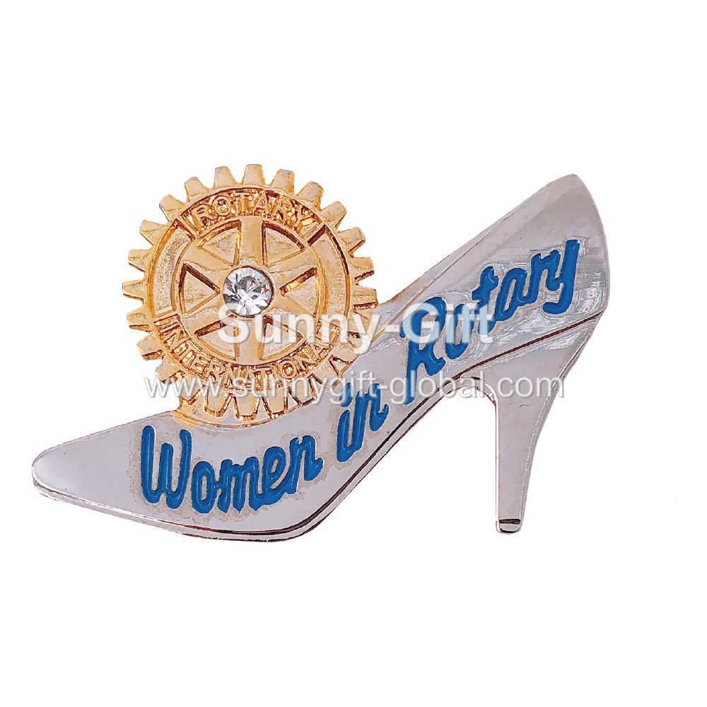 Women in Rotary-High Heel (Magnet badge)