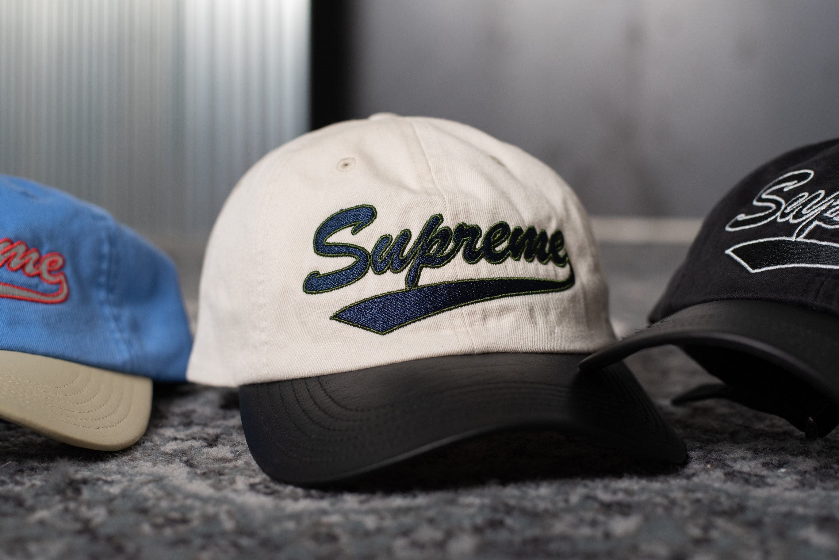 Supreme Leather Visor 6-Panel 2021SS