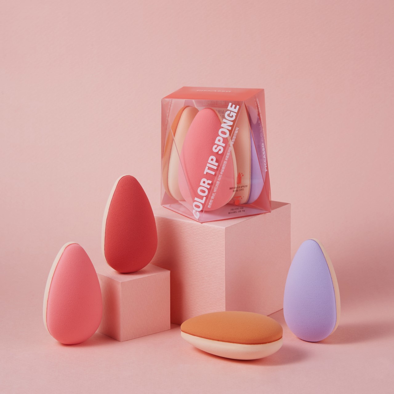 PICCASSO Collezioni Color Tip Sponge Set of 3PCS (Color Random)