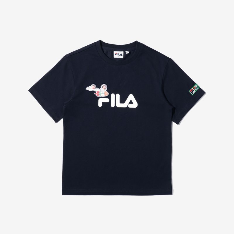 FILA X Common Siblings Logo Short Sleeve Tee FK2RSD2H01X_INA