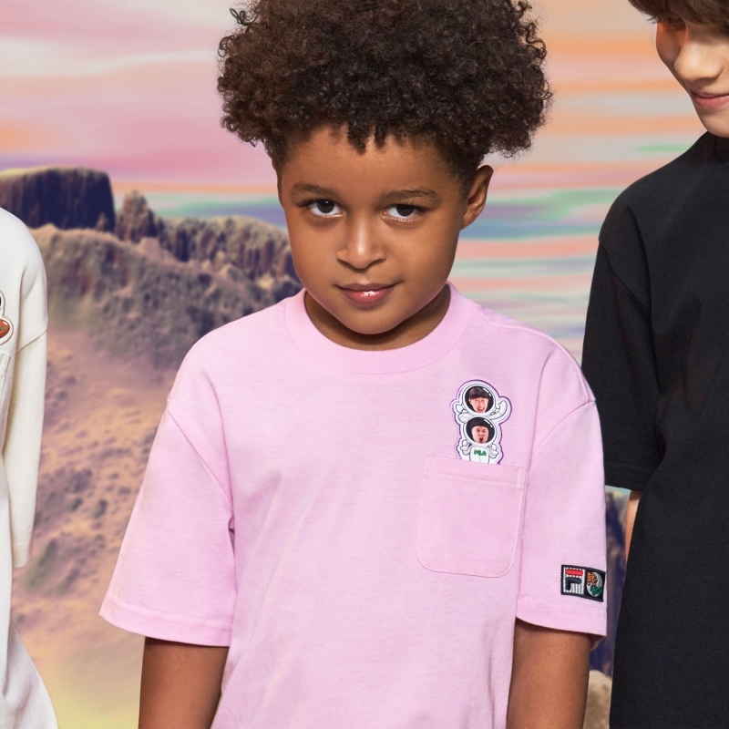 FILA X Common Siblings Pocket Short Sleeve Tee FK2RSD2H02X_LAC
