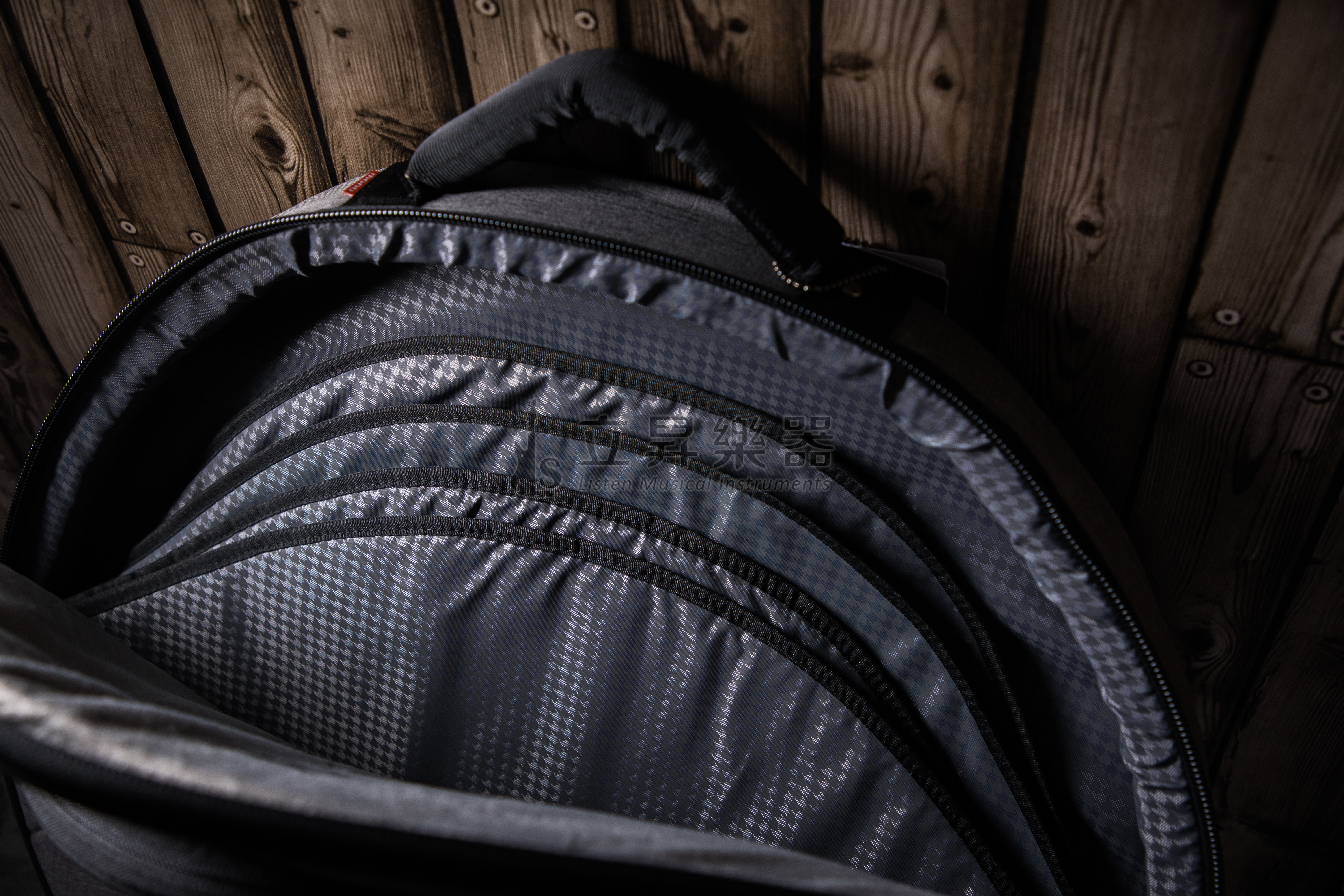 MONO MONO M80系列 銅鈸袋 防刮耐磨防潑水 M80-CY22-ASH 灰 Cymbal BAG 5層獨立夾層 第 5 張圖片｜三峽鼓 / 打擊