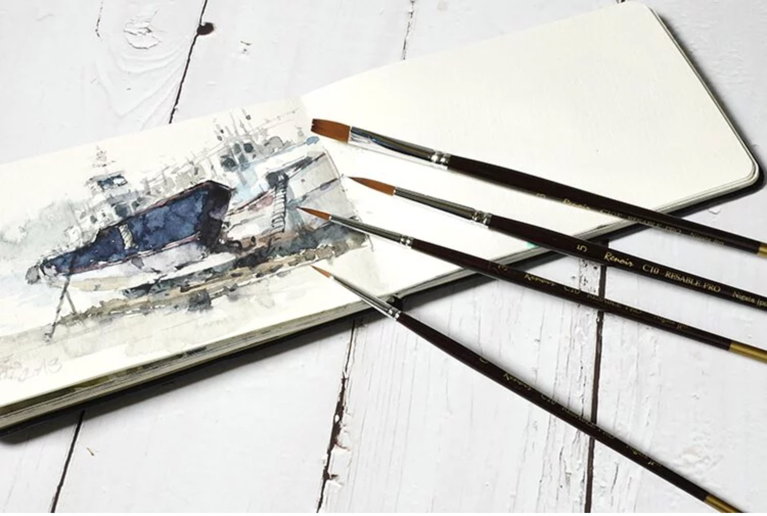 雷諾瓦C10尼龍毛插畫水彩筆