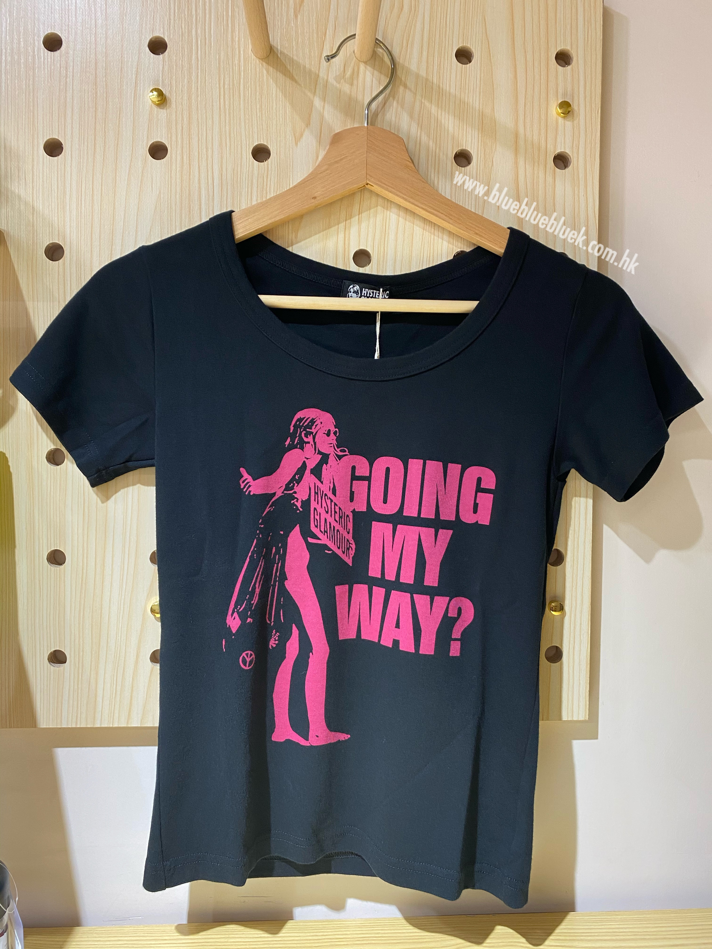 HYSTERIC 桃紅色印花 (日本製)