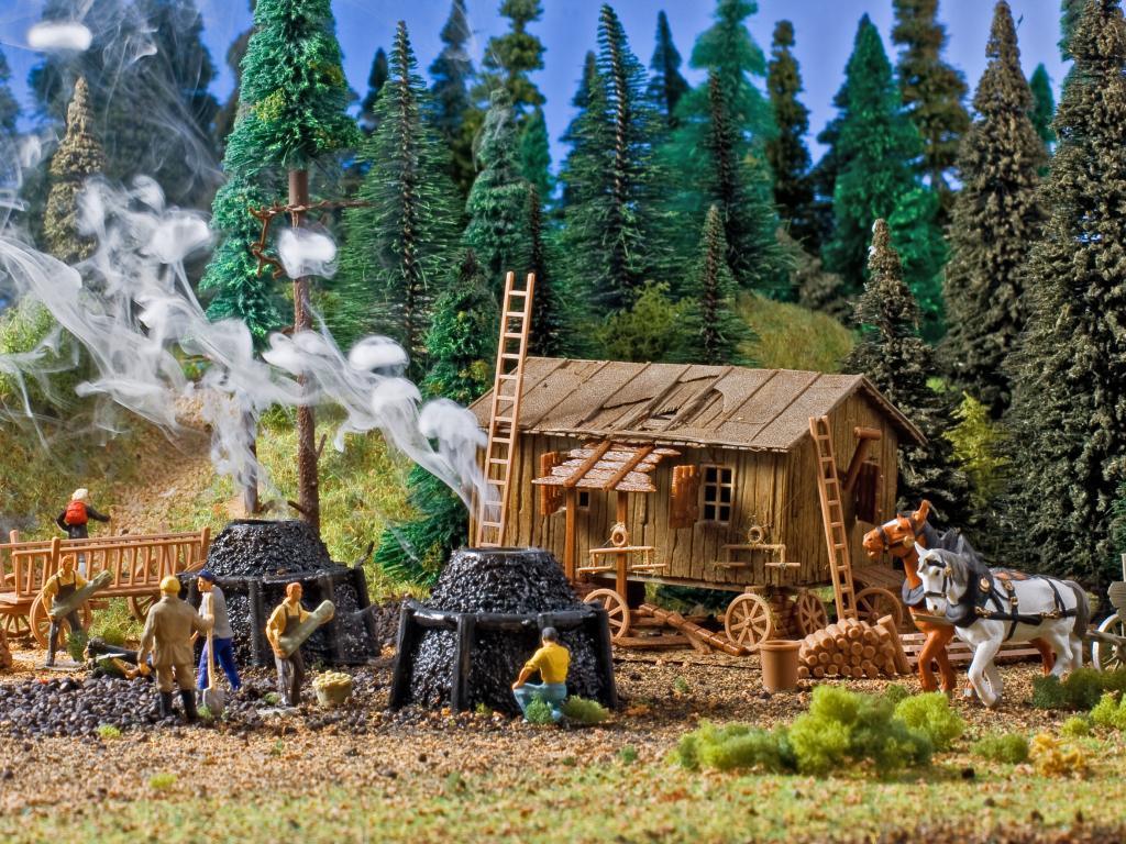 Vollmer 43602 HO scale, Charcoal works
