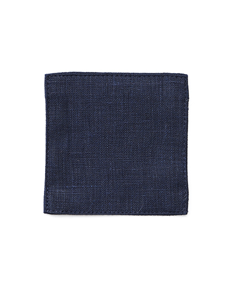 fog-亞麻杯墊 海軍藍