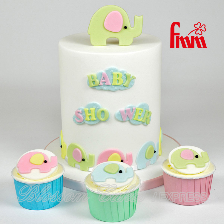 FMM Mummy & Baby Elephant Cutter Set