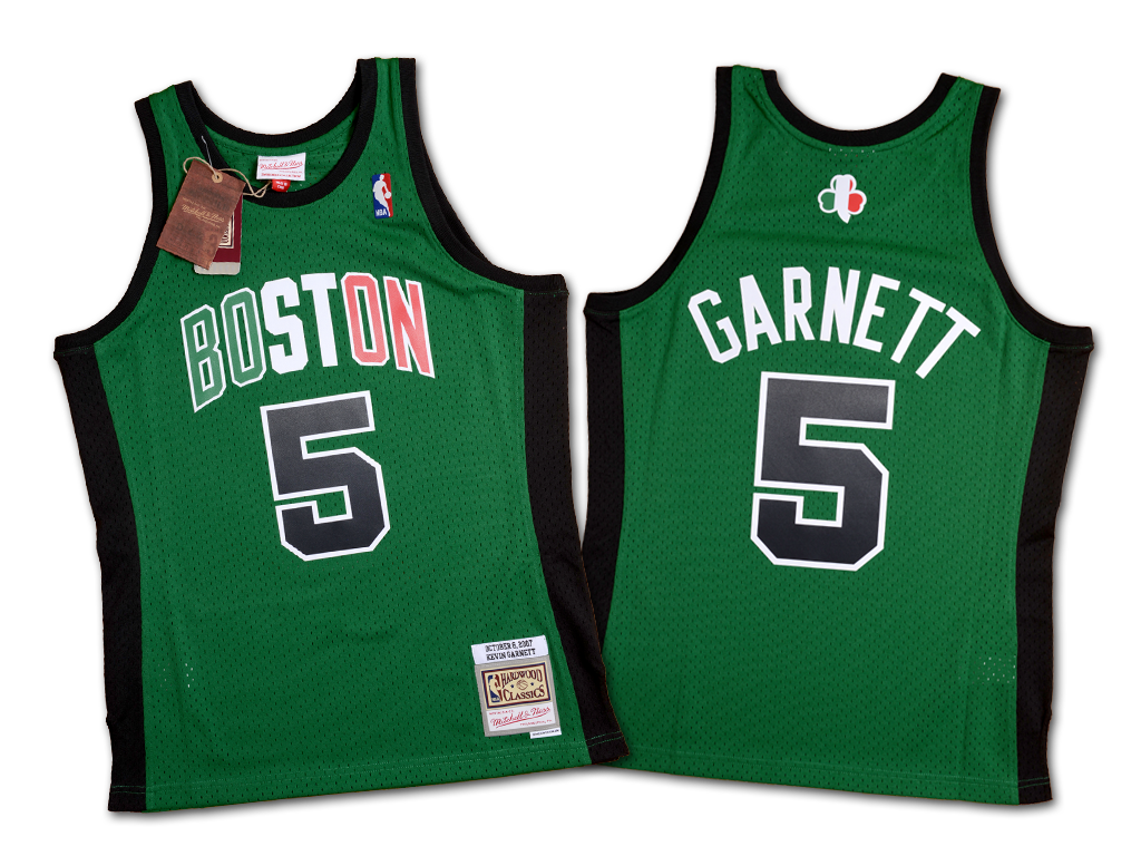 Mitchell & Ness 波士頓塞爾提克隊 Kevin Garnett 歐洲巡迴賽 復刻 Swingman 球衣