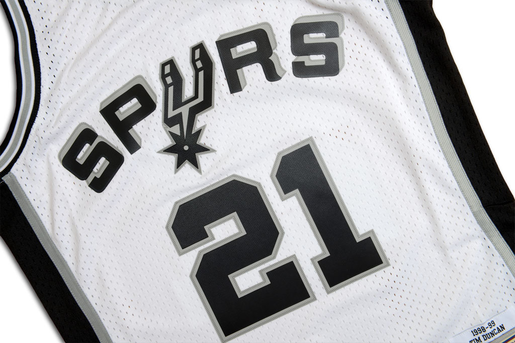 Mitchell & Ness 聖安東尼奧馬刺隊 Tim Duncan 1998-1999 復刻 主場 Swingman 球衣