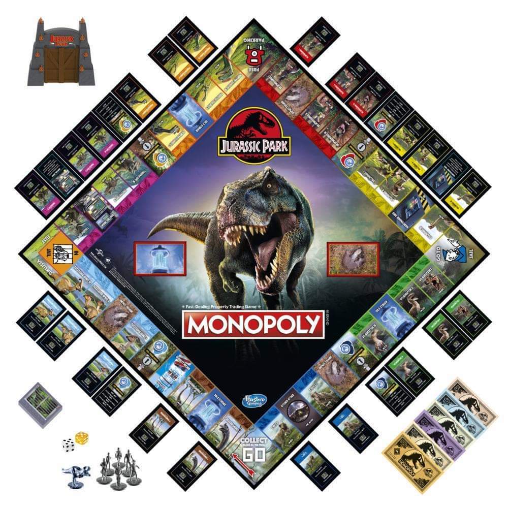 侏羅紀公園大富翁(英文版)