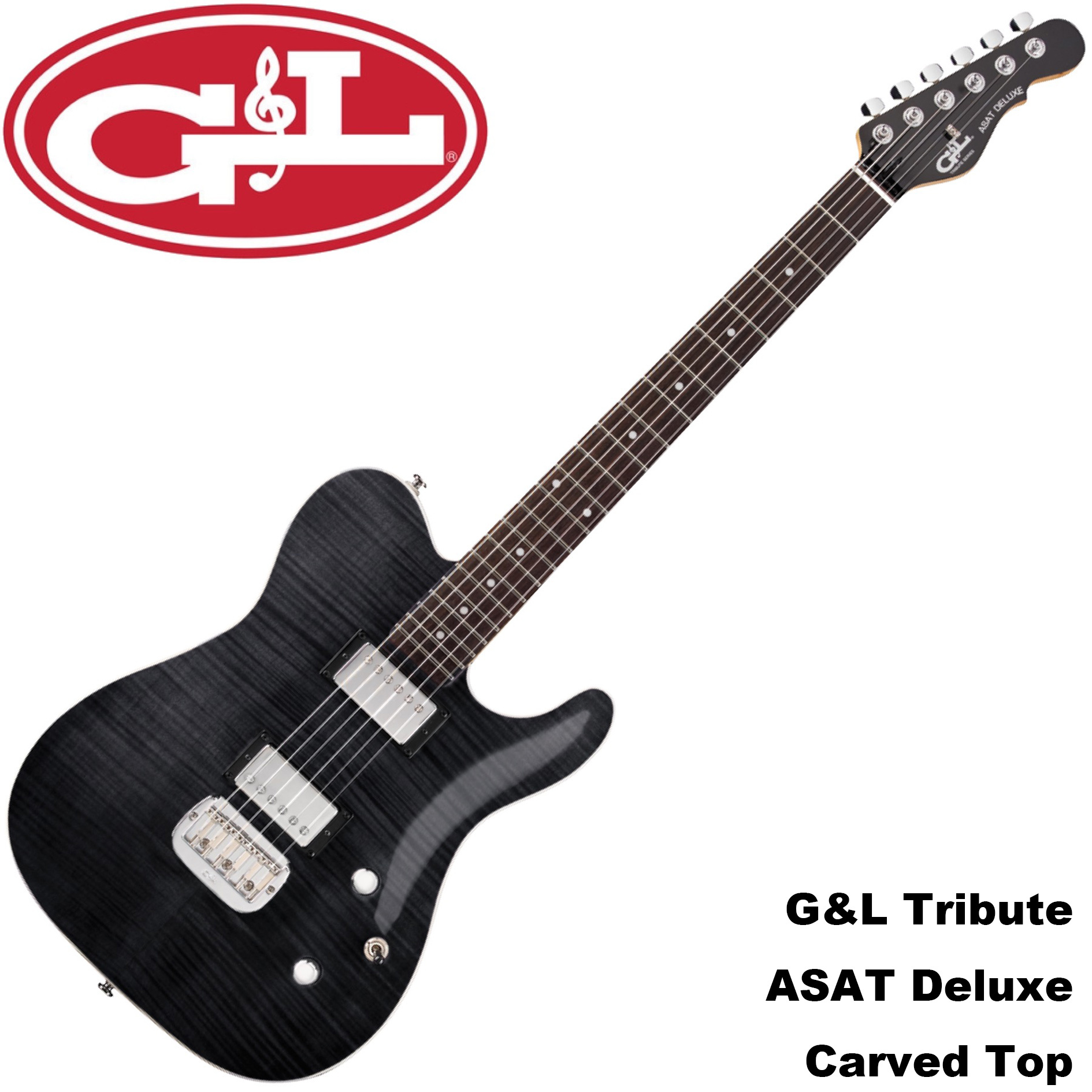 又昇樂器. 音響】無息分期G&L Tribute ASAT Deluxe 'Carved Top 電吉他