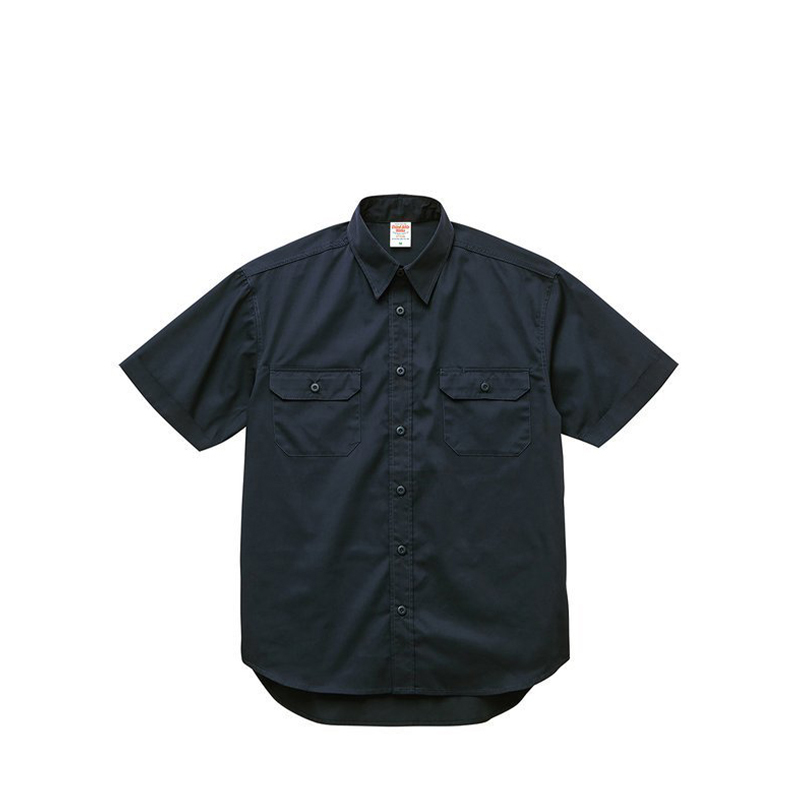 United Athle UA T/C 口袋工作襯衫  2P口袋襯衫 短袖 藏青色 3177201-717 [EW]