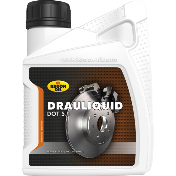 Kroon-Oil Drauliquid DOT 5.1 全合成刹車油, 500ml