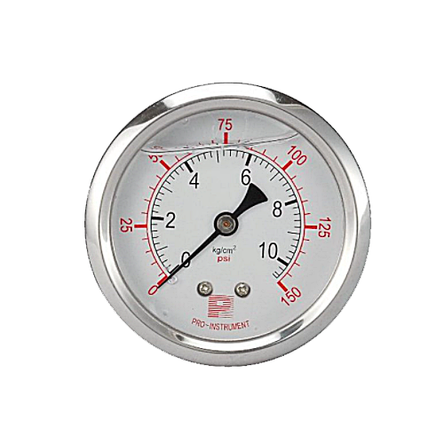 半白鐵充油-埋入式壓力計