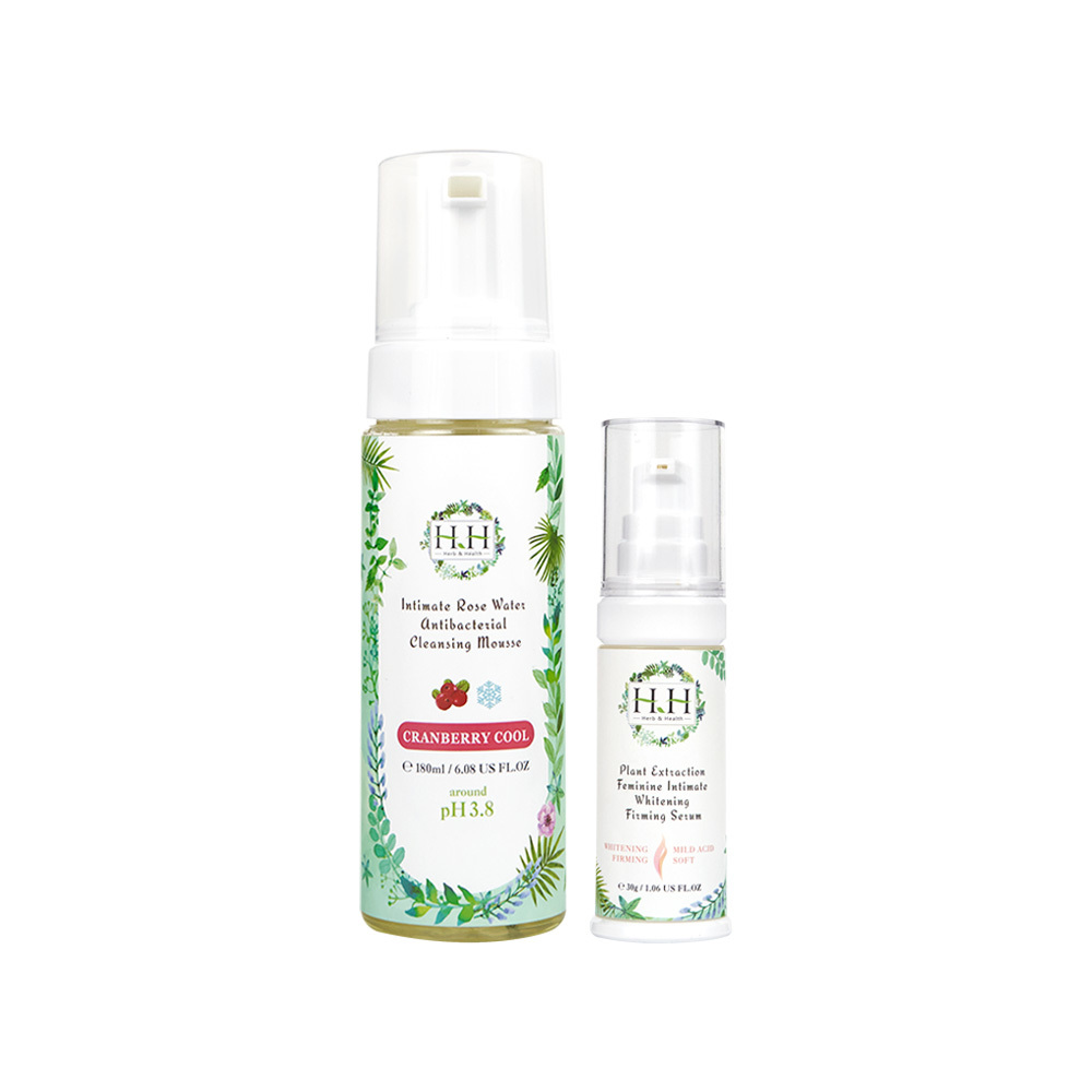 HH Intimate Cleaning Mousse(180ml) + Whitening Serum(30ml)