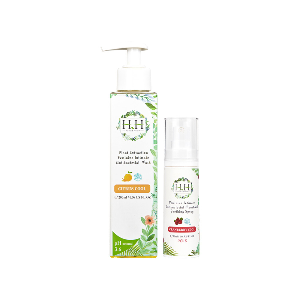 HH Intimate Antibacterial Wash(200ml) + Cranberry Cool Spray(30ml)