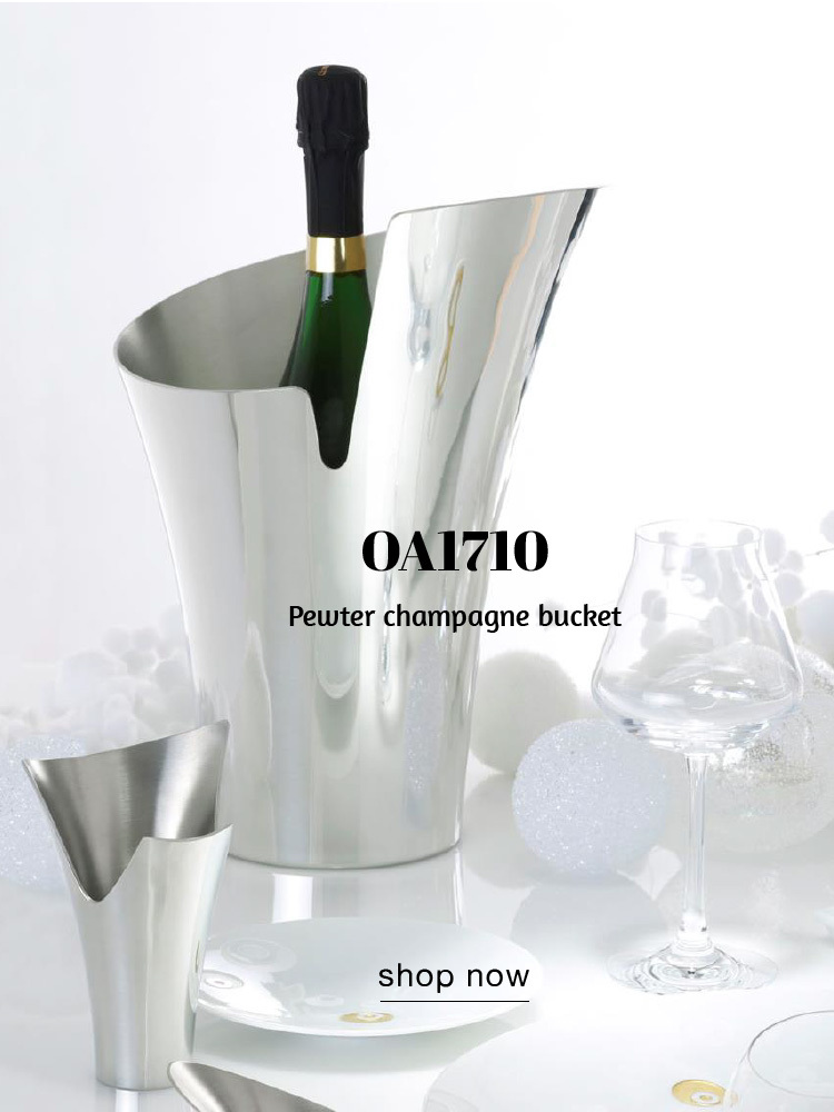 OA1710 pewter Champagne buckets