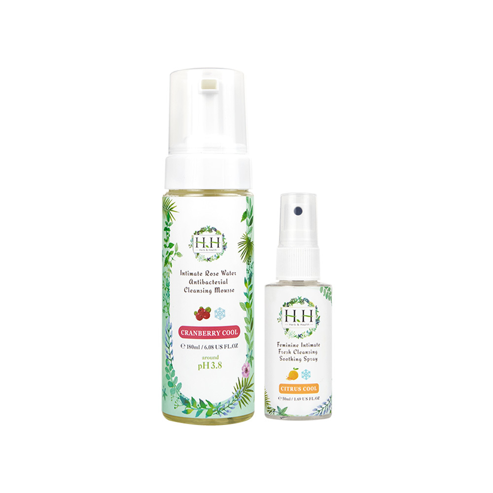 HH Intimate Cleaning Mousse(180ml) + Soothing Spray(50ml)
