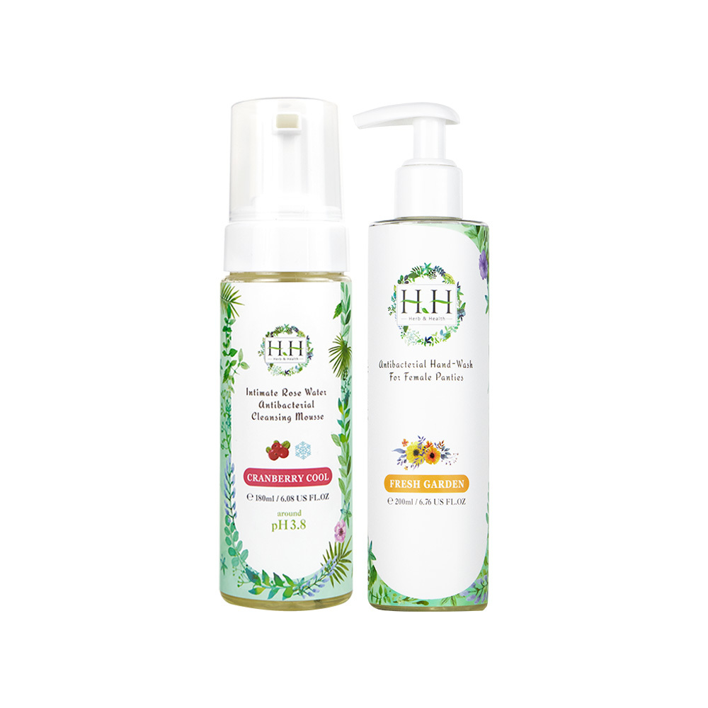 HH Intimate Cleaning Mousse(180ml) + Hand-Wash for Panties(200ml)
