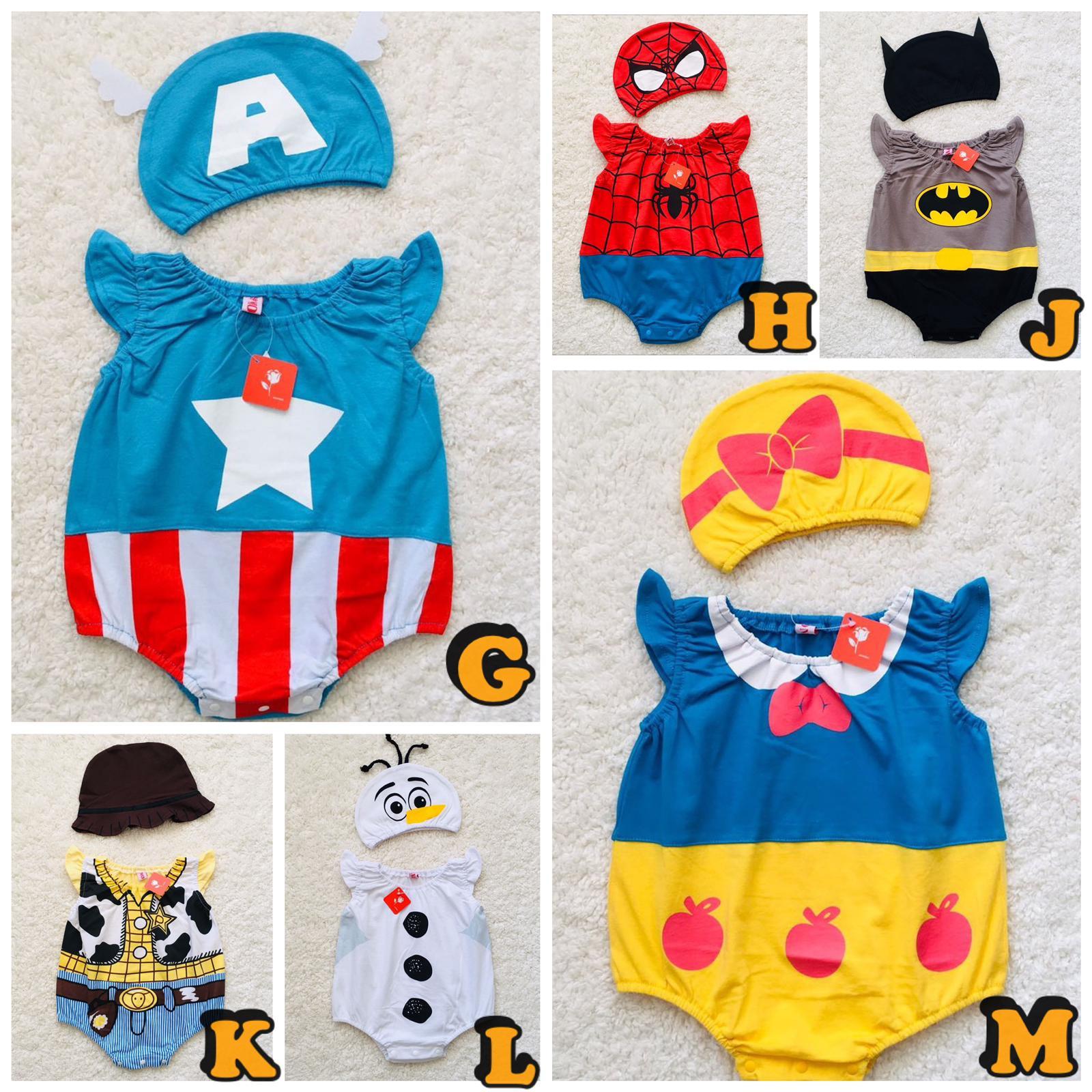 🇯🇵日單嬰兒卡通包屁衣 (連帽）No.679