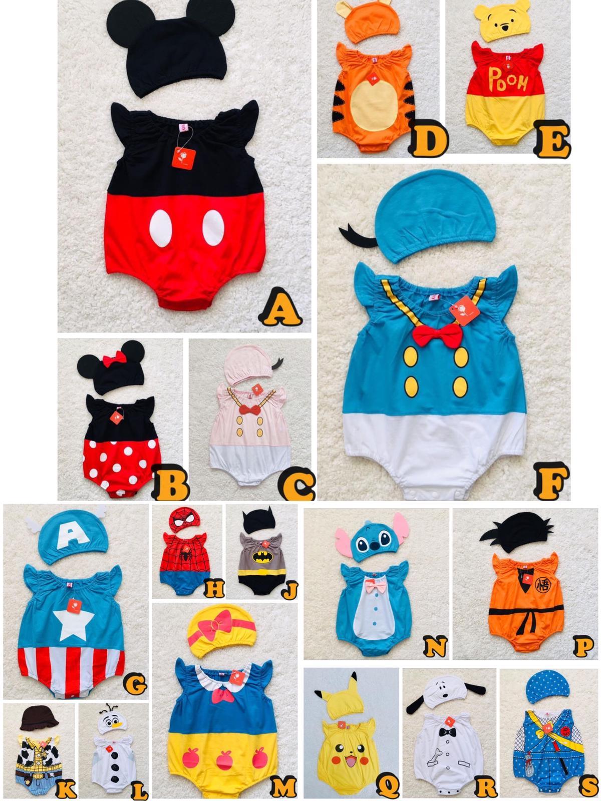 🇯🇵日單嬰兒卡通包屁衣 (連帽）No.679