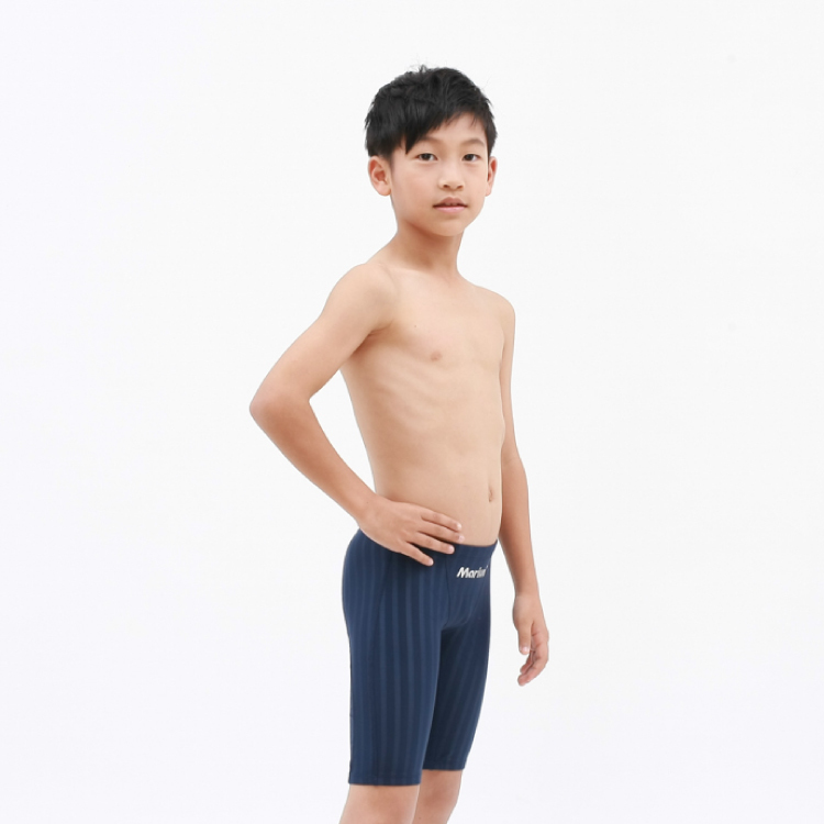 MAR-2140231J 小男競賽馬褲 -壓條(深藍)