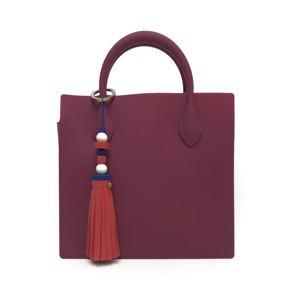 Candies 托特流蘇購物包(深紫)