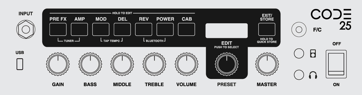 Marshall Code 25 電吉他效果器音箱